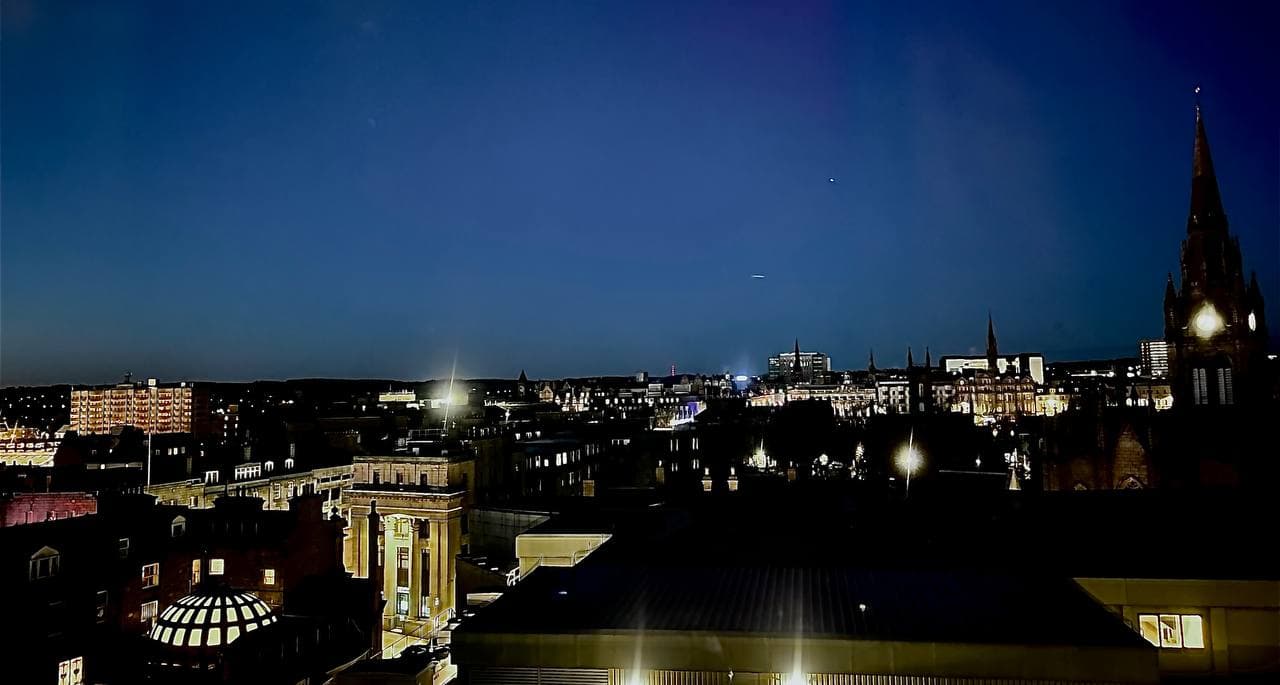 Aberdeen city skyline viewed from Marischal Square